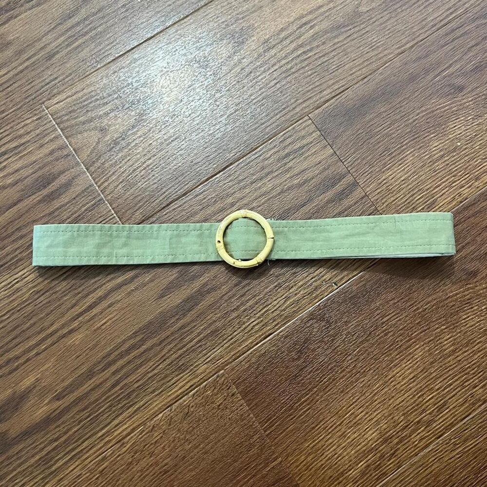 Women's Green and Khaki Belt